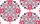 Kaleidoscope, col.06 - Blätter - Ornamente Tapeten - Pink - Schwarz - Weiß - MissPrint
