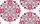 Kaleidoscope, col.06 - Blätter - Ornamente Tapeten - Pink - Schwarz - Weiß - MissPrint