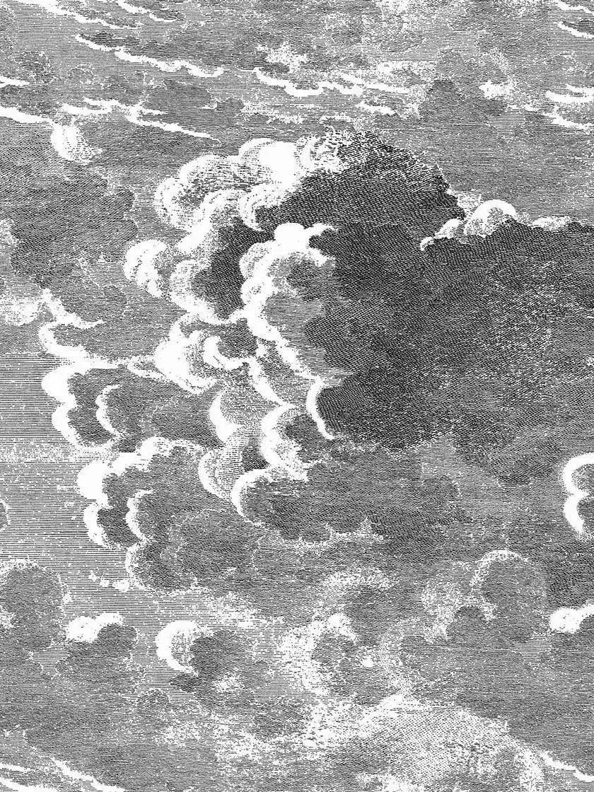 Nuvolette, Black & White - Wolken - Zeichnungen - Cole & Son