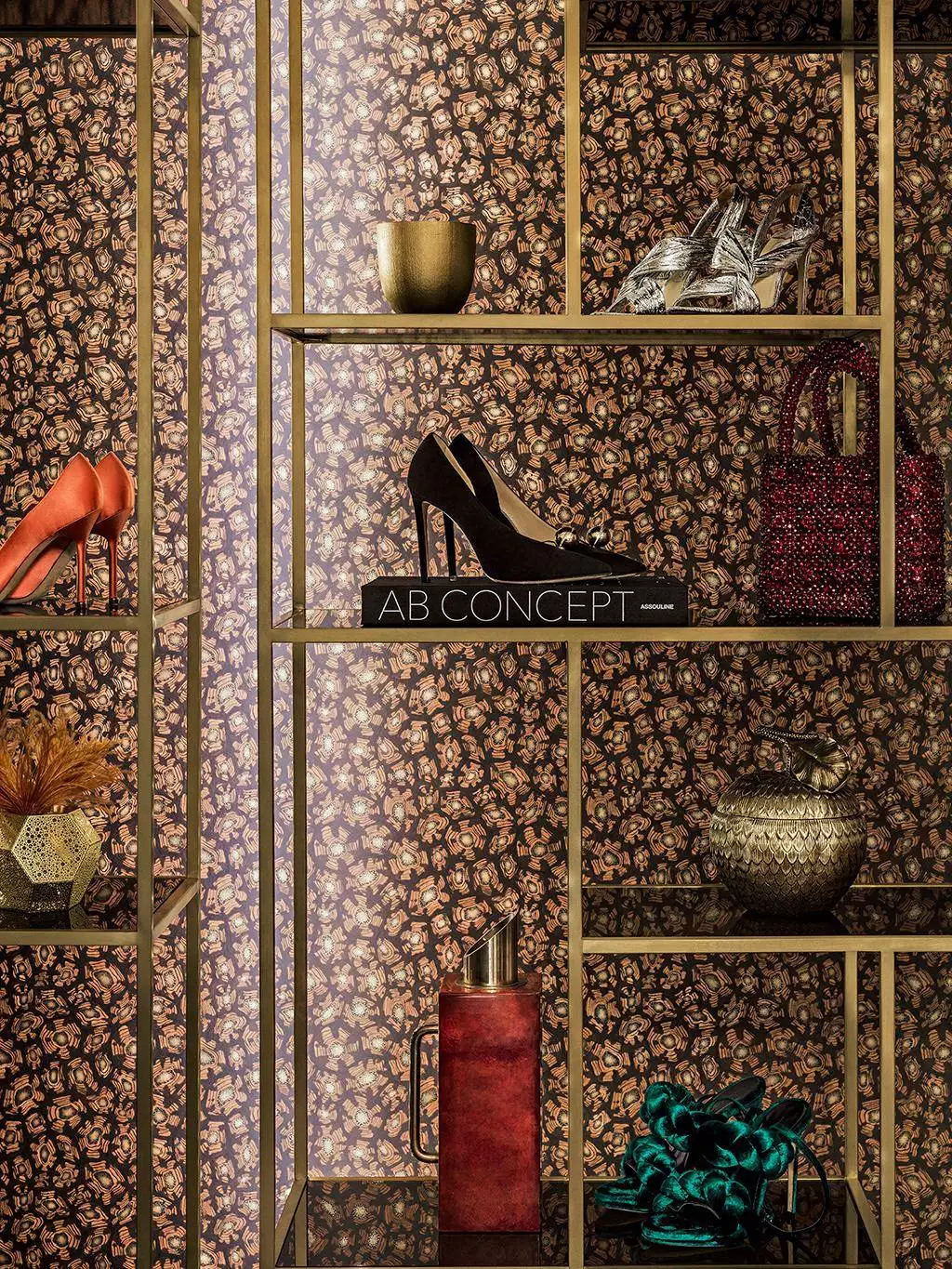 Savanna Shell, col., 18 - Abstrakt - Moderne Muster - Braun - Gold - Cole & Son