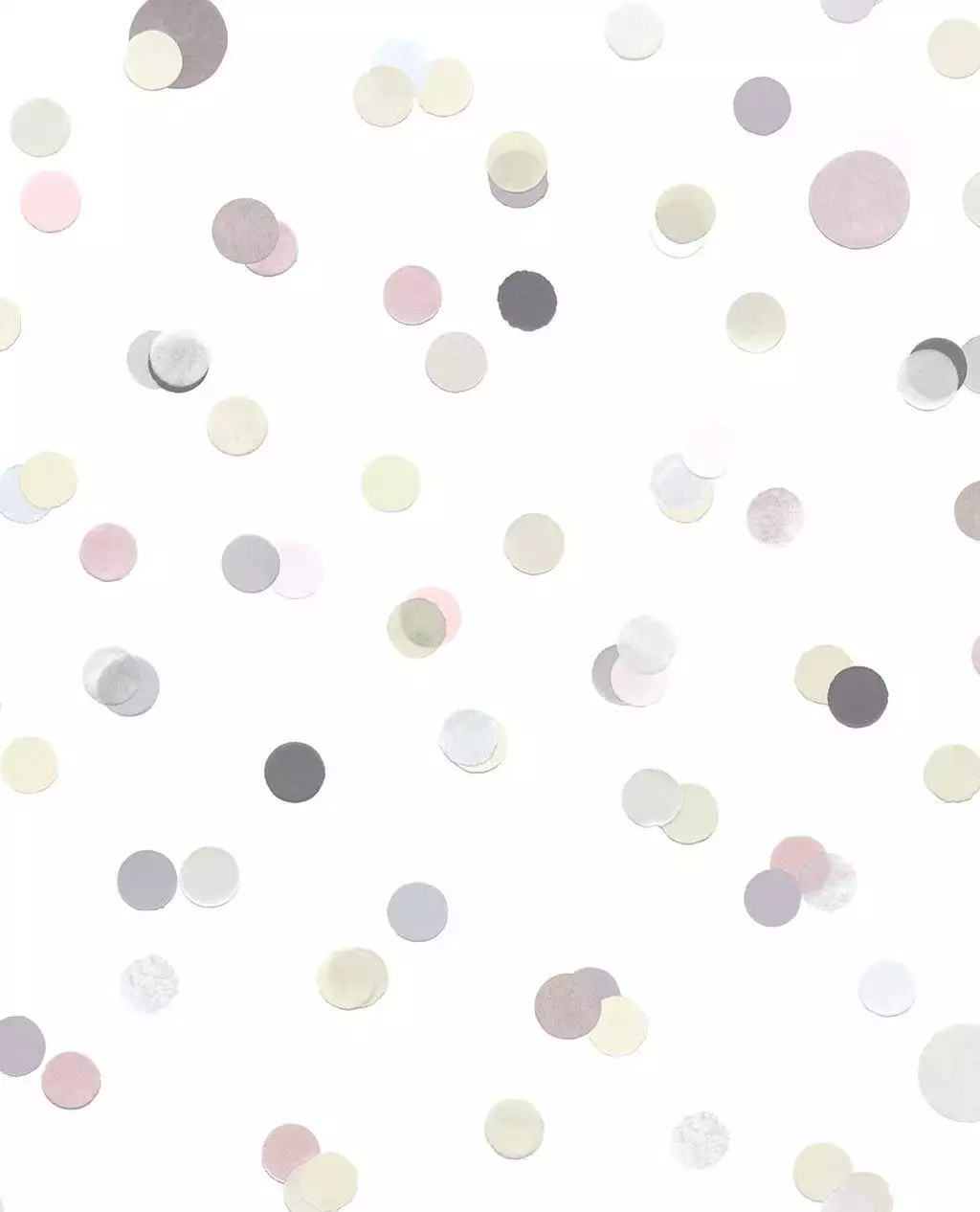 Henri, col. 2 - Kreise - Creme - Grau - Rosa - Eijffinger