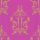 Anakreon, fuchsia gold - Figuren - Ornamente Tapeten - Gold - Pink - Malz & Malz
