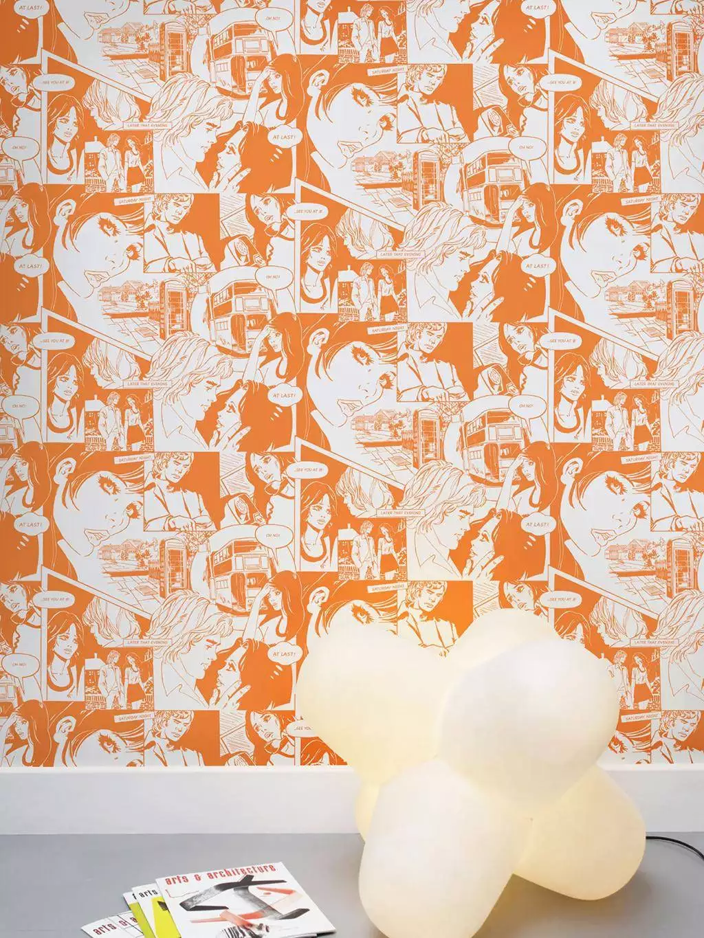 True Romance, tangerine - Comic  - Orange - Mini Moderns