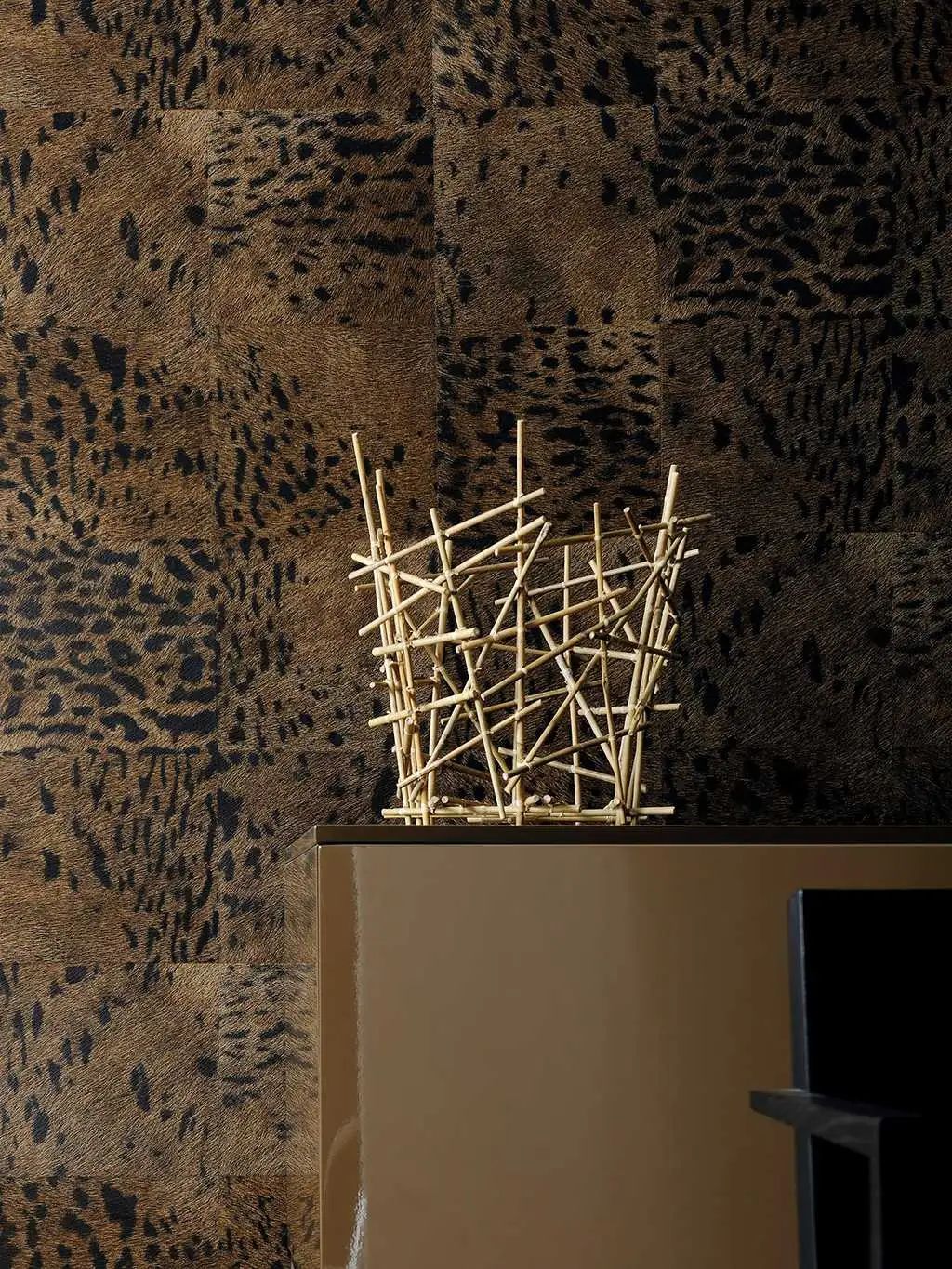 Luzius, col.04 - Fliesen - Kachel &amp - Braun - Schwarz - Èlitis