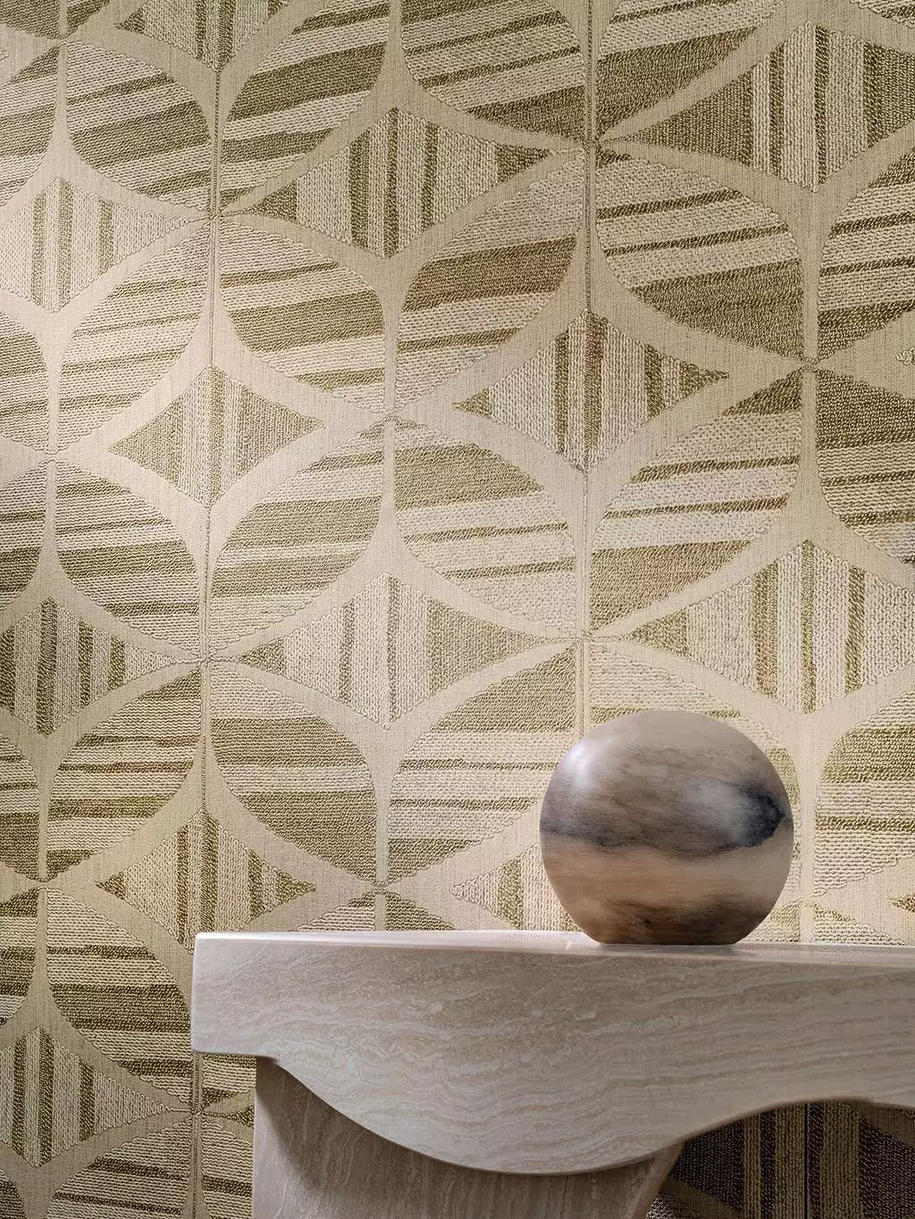 Filandra, col. 44 - Rauten - Beige - Creme - Hellbraun - Casamance