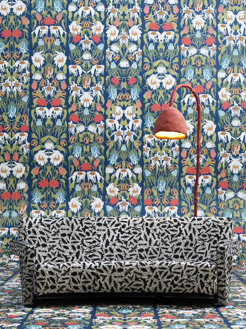 Withered Flowers Color - Blumen - Blau - Multicolor - NLXL