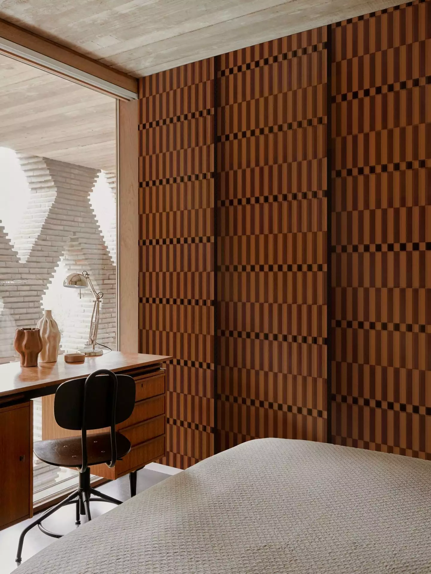 Perpetuo - Grafische Muster - Braun - wall & decò