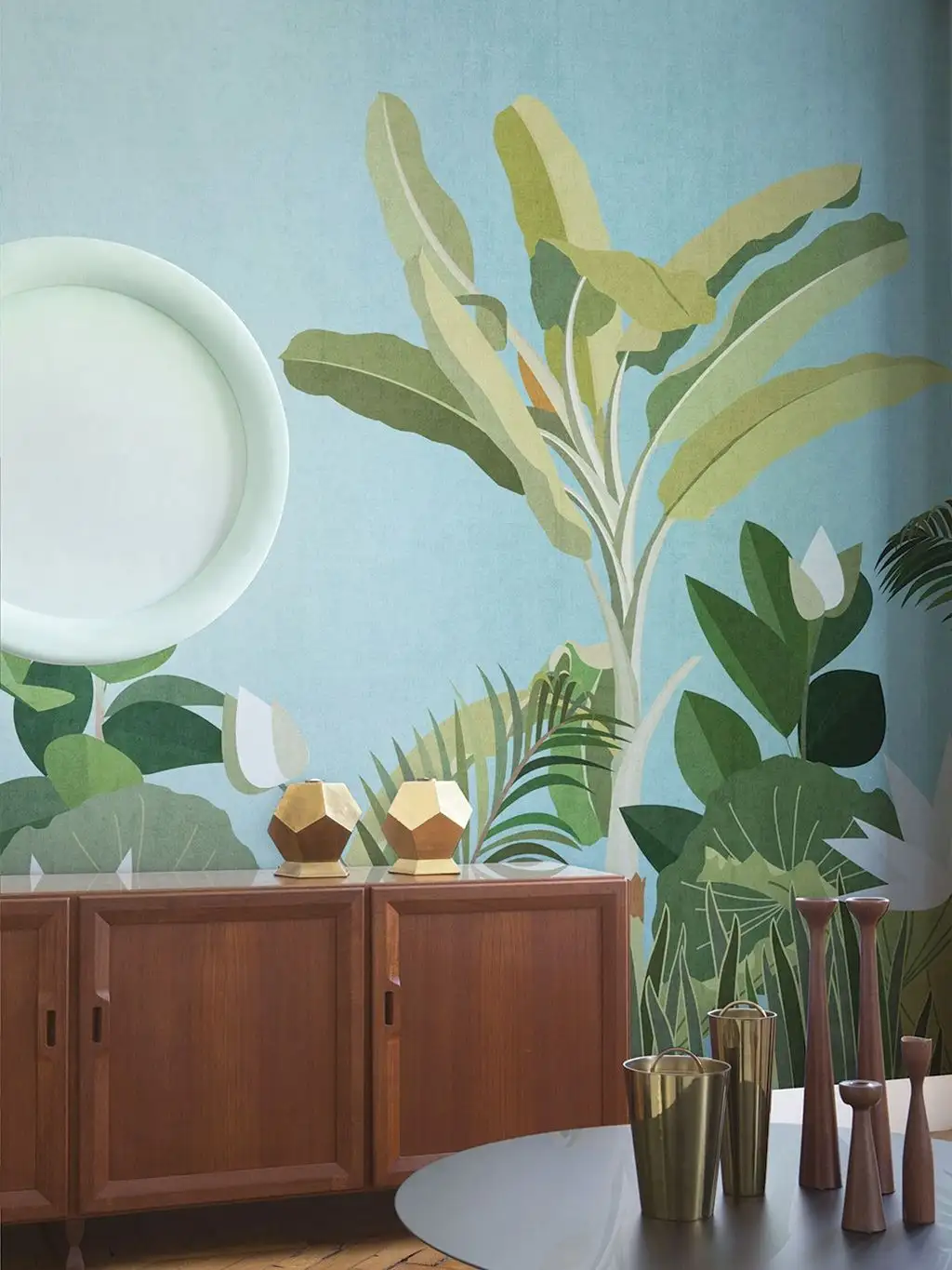 My Beautiful Garden, col. 1 - Blätter - Blau - Grün - Londonart