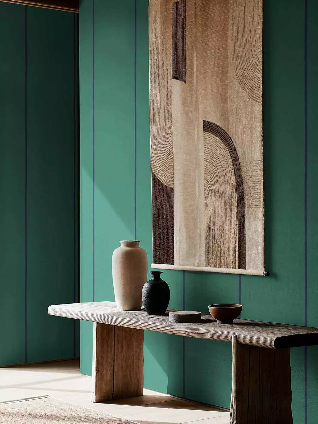 Yuki Nori - Streifen - Blau - Grün - COORDONNÈ