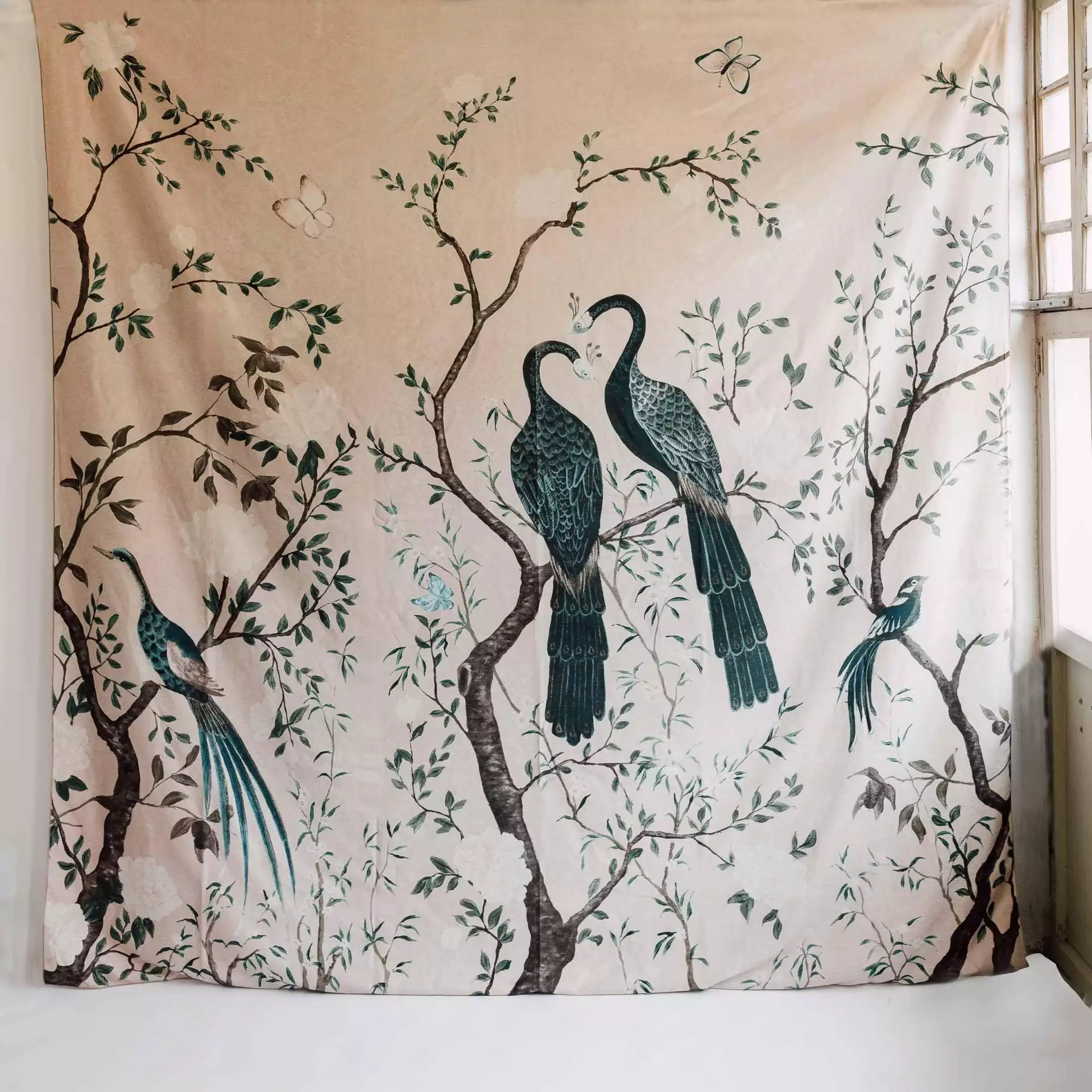 Edo Tapestry Pink - Creme - Pink - COORDONNÈ