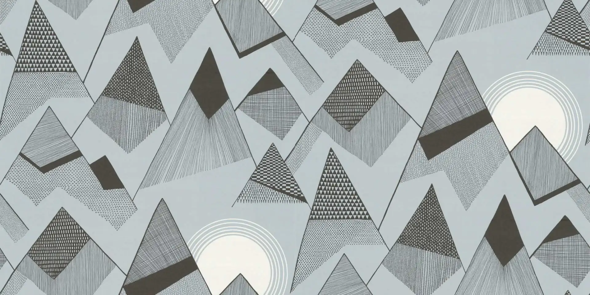 Mountains, col.11 - Berge - Zeichnungen - Grau - Schwarz - Weiß - MissPrint