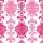 Saskia, col.30 - Ornamente Tapeten - Pink - Rosa - Weiß - Interwall