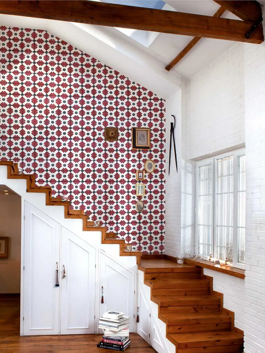 Celosia clay - Fliesen - Kachel &amp - Grau - Rot - Weiß - COORDONNÈ