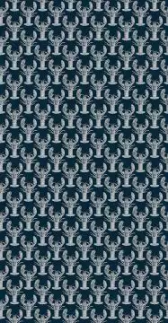 Lobster, dark blue