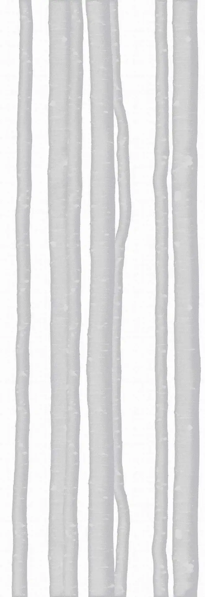 BirchesWood - greydot - Bäume - Zeichnungen - Weiß - Ingo Krasenbrink Design