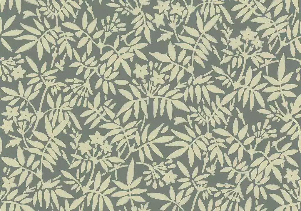 Jasmine, col.05 - Blumen - Blätter - Farrow & Ball