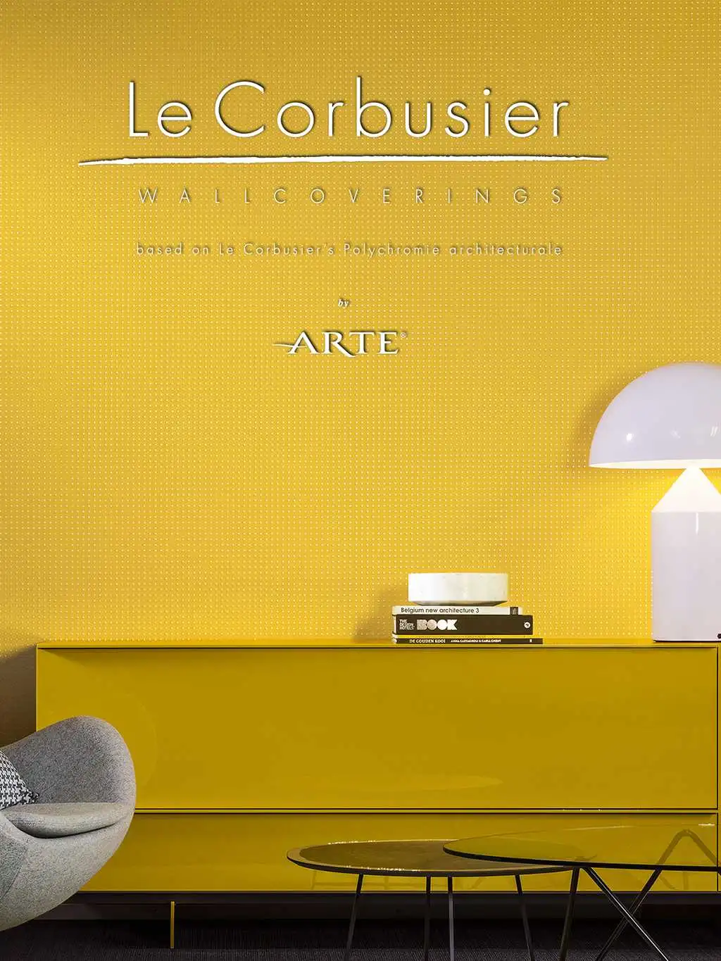 Dots, col.22 - Punkte Tapeten - Gelb - Weiß - ARTE