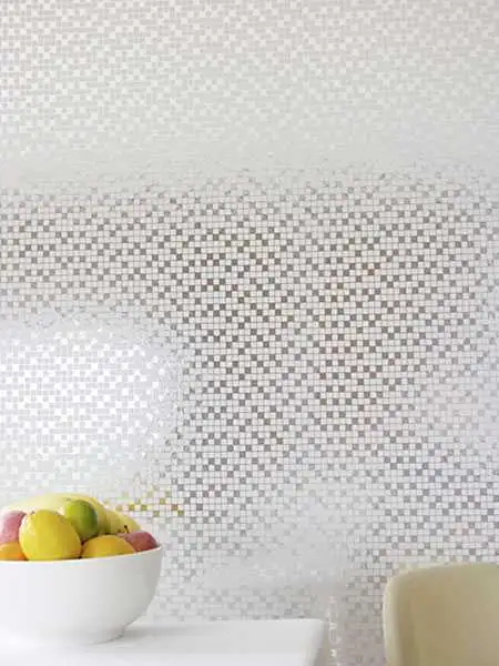 Tiles, col. 01 - Fliesen - Kachel &amp - Silber - Weiß - Erica Wakerly