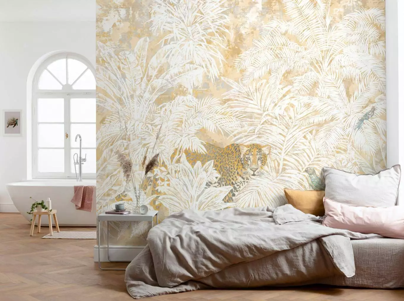 Jungle Maze - Blätter - Bäume - Tapeten mit Vogelmotiven - Tier Tapeten - Multicolor - 