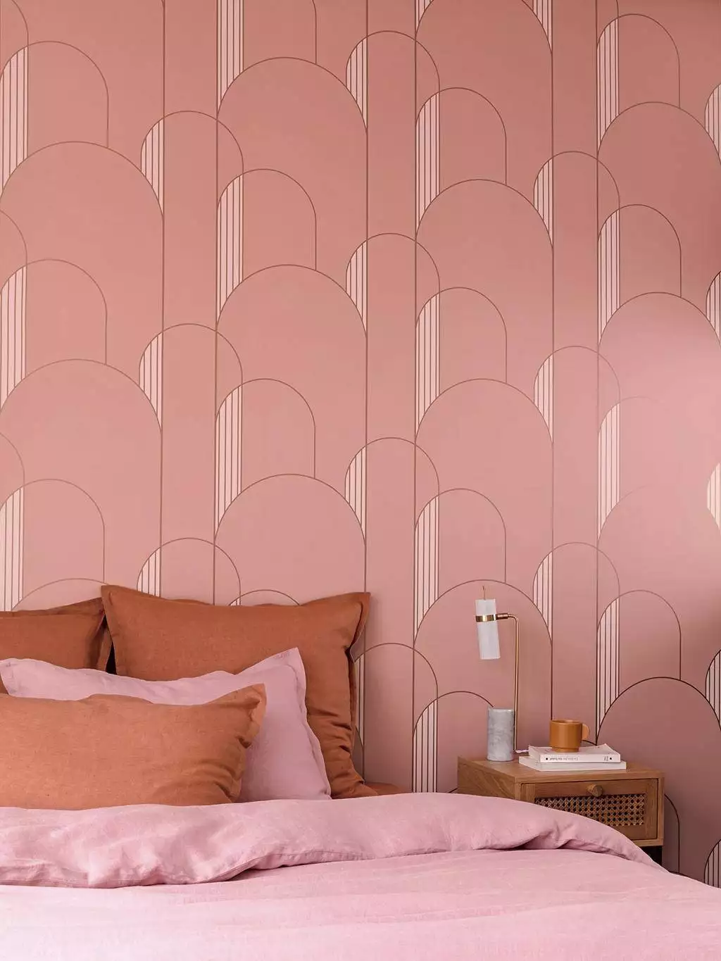 High walls, col. 04 - Bögen - Gold - Rosa - Caselio