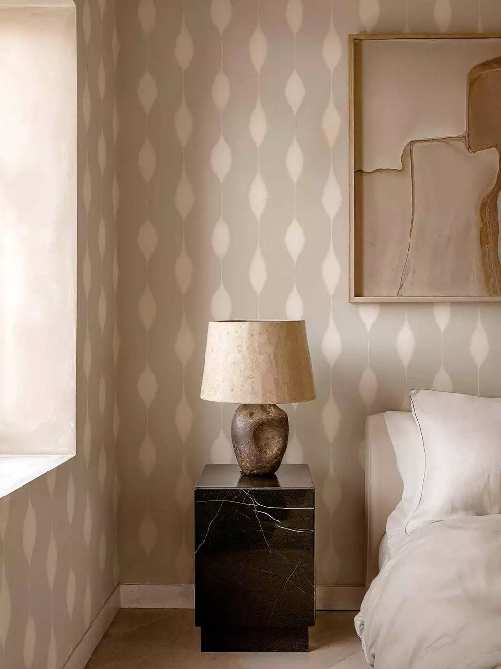 Kumo, cloud - Aquarell - Rauten - Streifen - Blau - COORDONNÈ