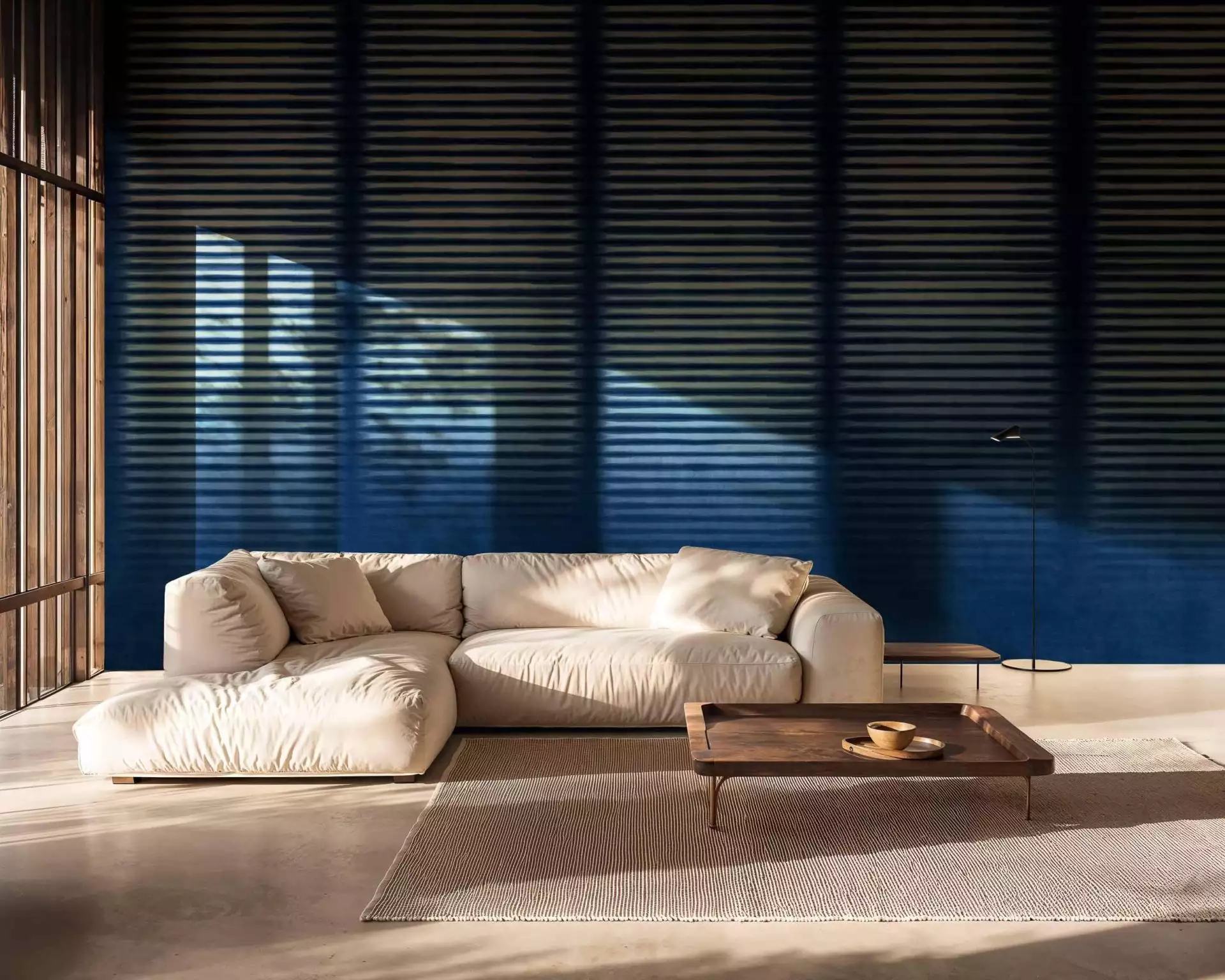 Hoshi, indigo - Streifen - Beige - Blau - COORDONNÈ