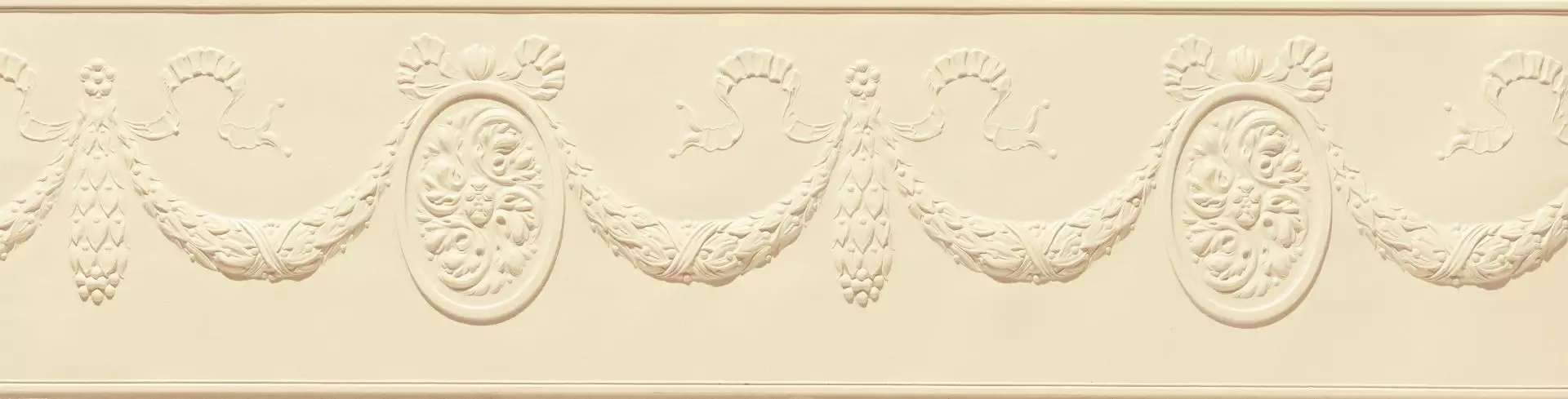 Cameo Frieze - Ornamente - Creme - Lincrusta