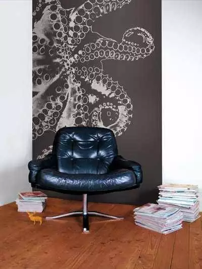 Octopus, anthracite - Tiere - Anthrazit - Weiß - Malz & Malz