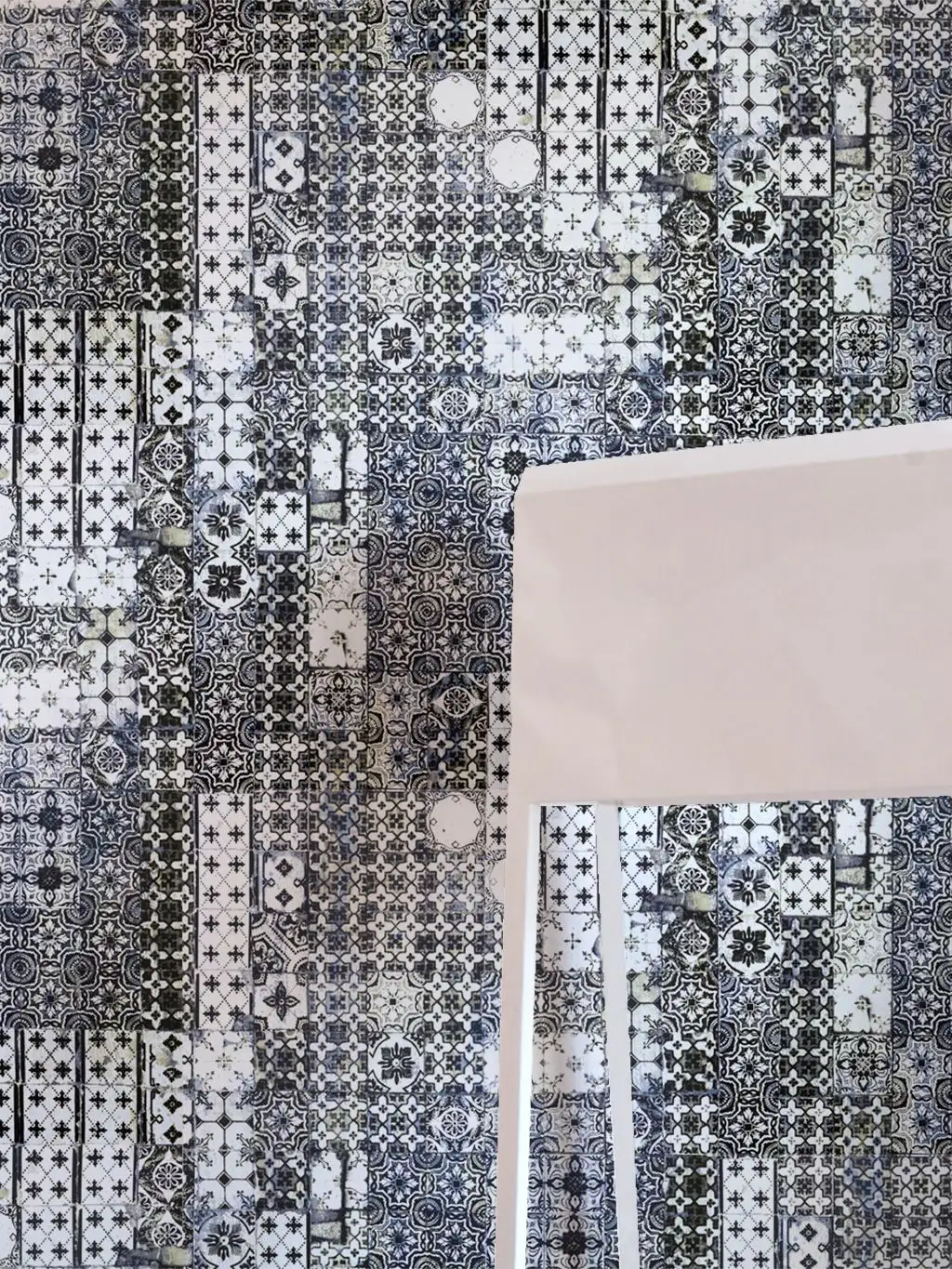 Porto, col.01 - Fliesen - Kachel &amp - Blau - Schwarz - Weiß - Jean Paul Gaultier