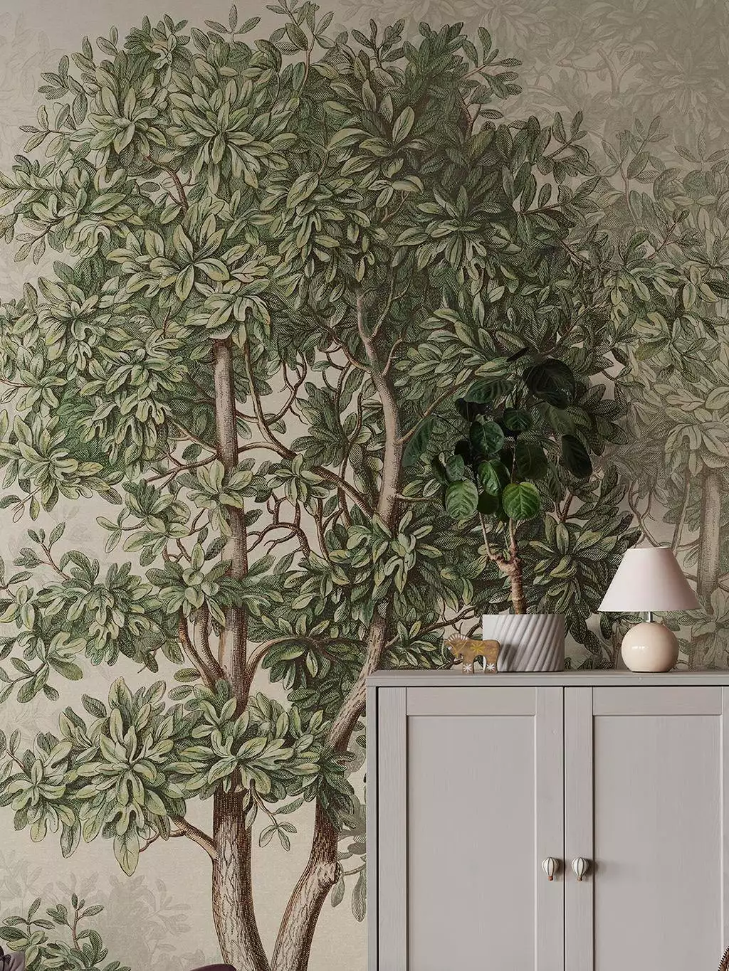 Charles Mural, col. 07 - Bäume - Grün - Sandberg