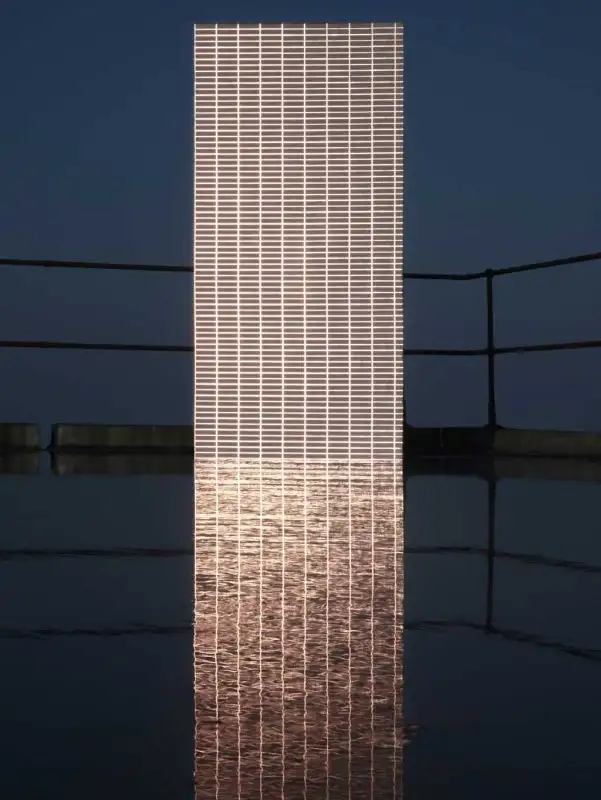 Grid, copper-rose/white