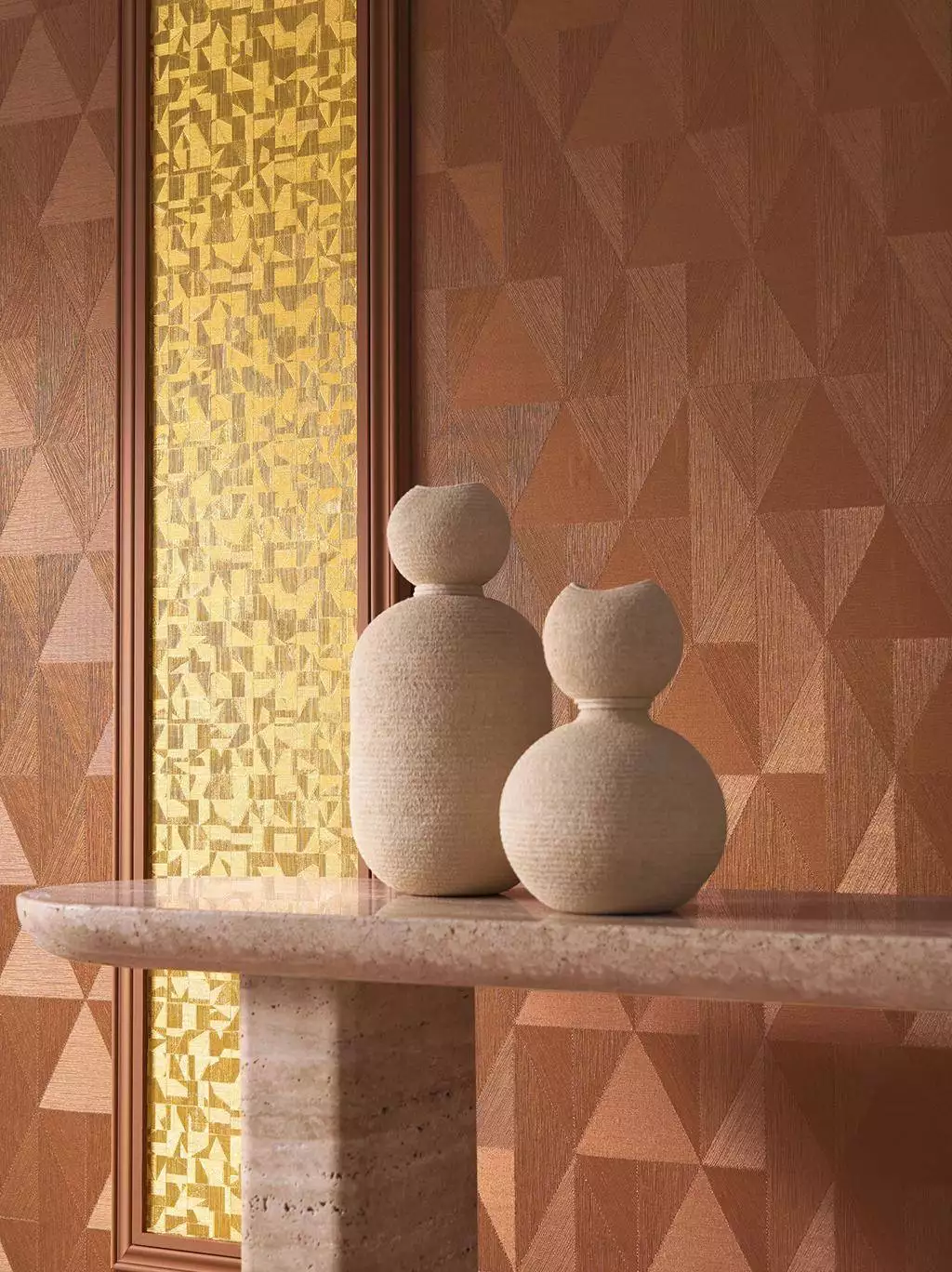 Parangon, col. 18 - Grafische Muster - Moderne Muster - Braun - Casamance