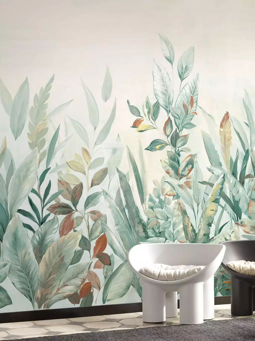 Nature Sauvage  - Blätter - FotoTapeten - Multicolor - Casadeco