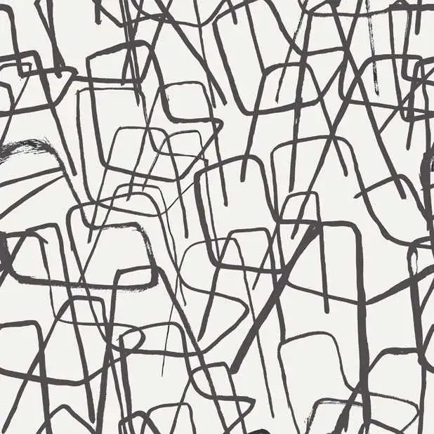 1080 Cadires, col.01 - Stuhl - Anthrazit - Weiß - Tres Tintas