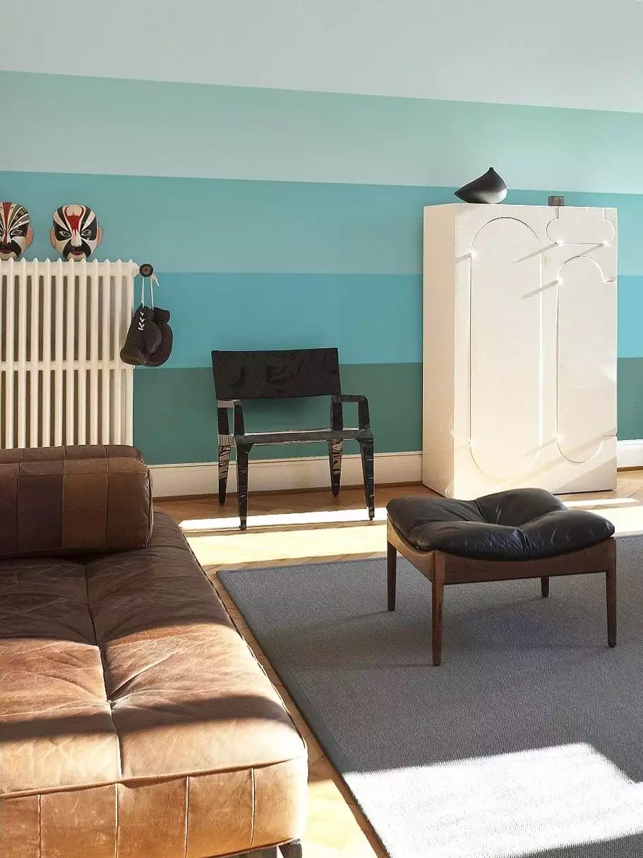 h.stripes col.1 - Streifentapeten - Streifentapeten: - Grün - Hellgrün - Mint - Türkis - TapetenAgentur