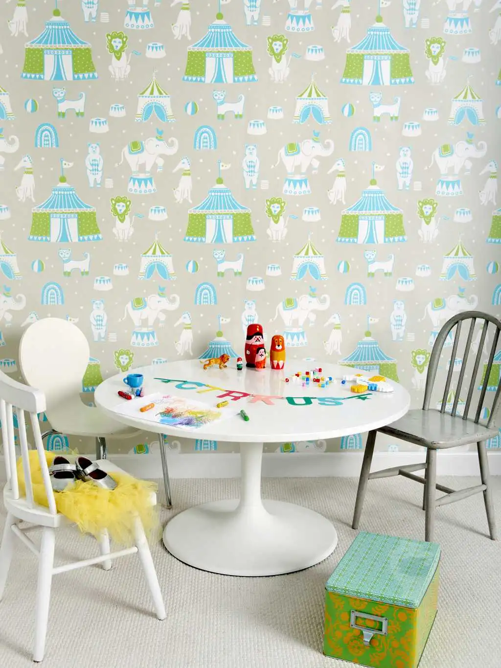 Circus, col.02 - Tier Tapeten - Majvillan AB