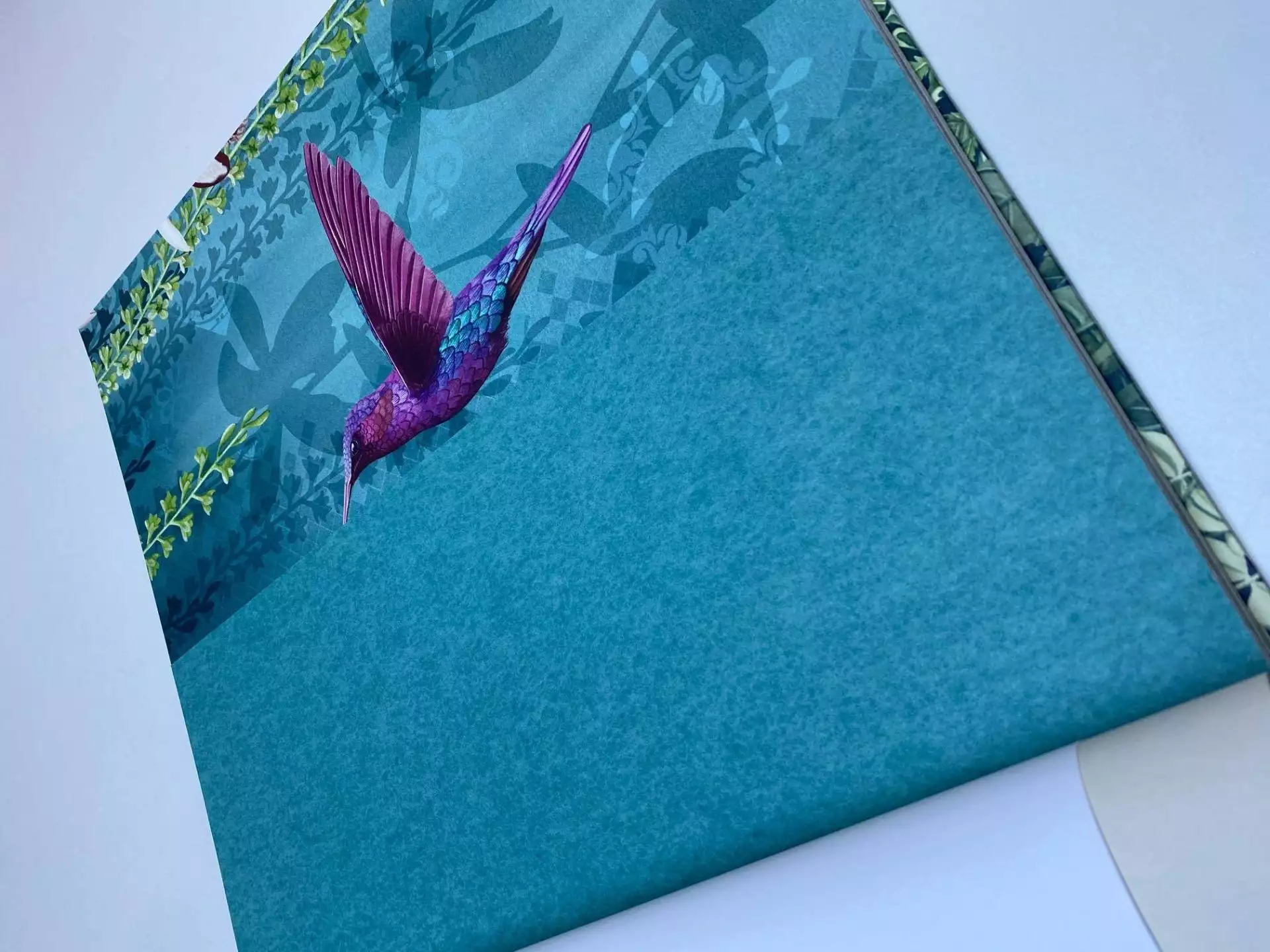 Trailing Orchids Erweiterungs-Set in Uni-Green - Osborne & Little