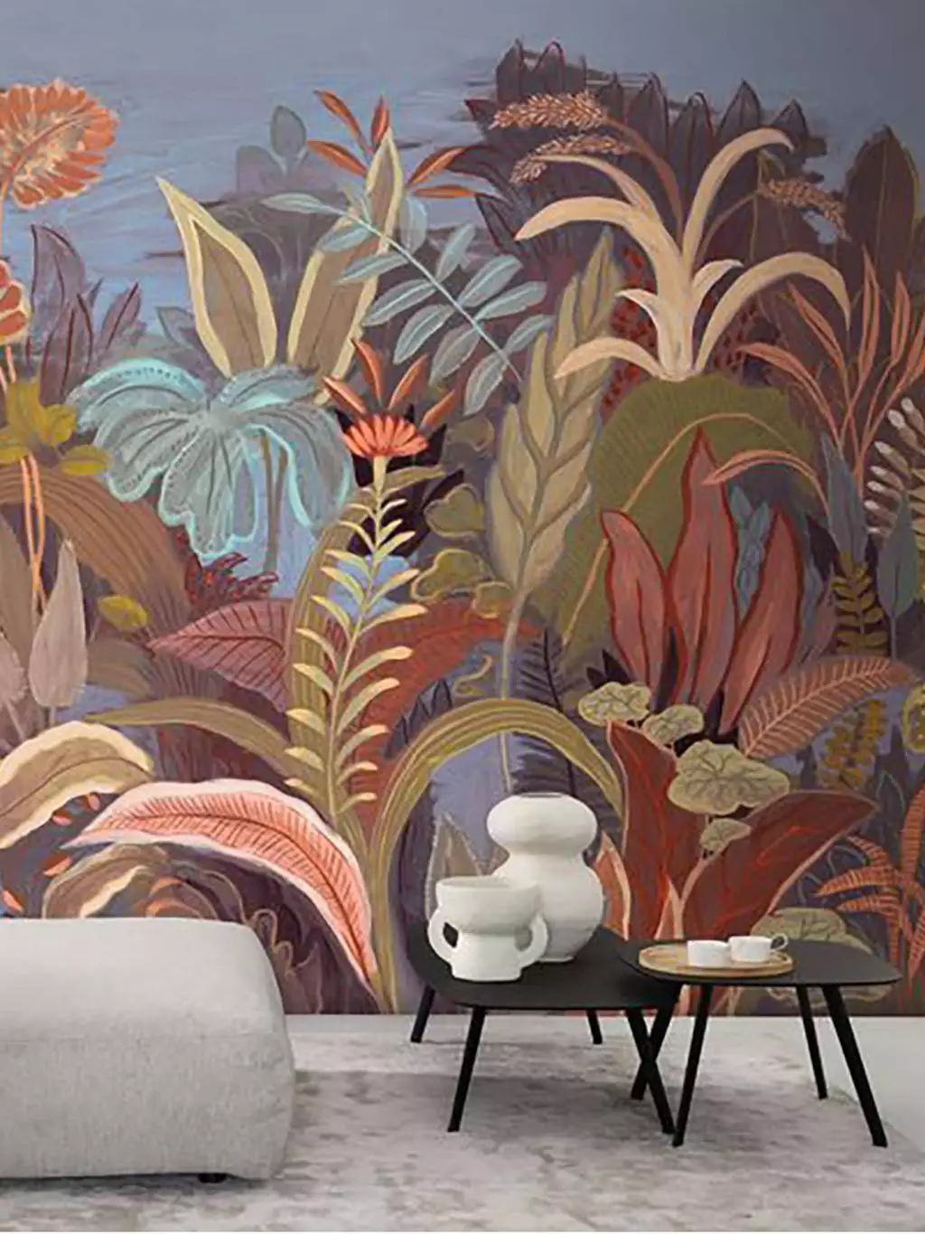 Brasilia, Gr. S - Blätter - Wald - Multicolor - Casadeco