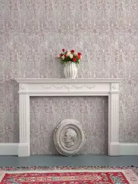 Painted Pugin Wallpaper