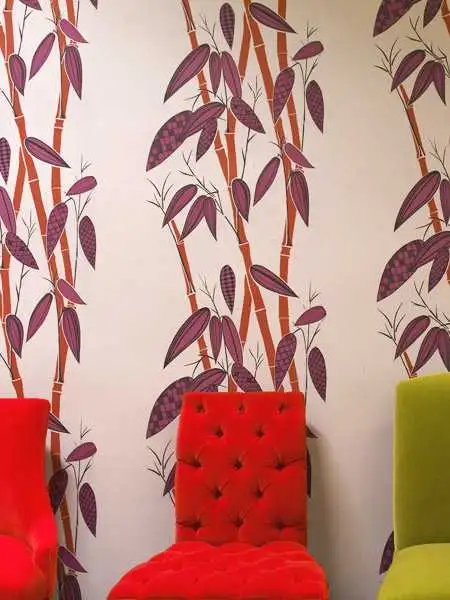 Pattern Bamboo, col. 40 - Blätter - Bäume - Cole & Son