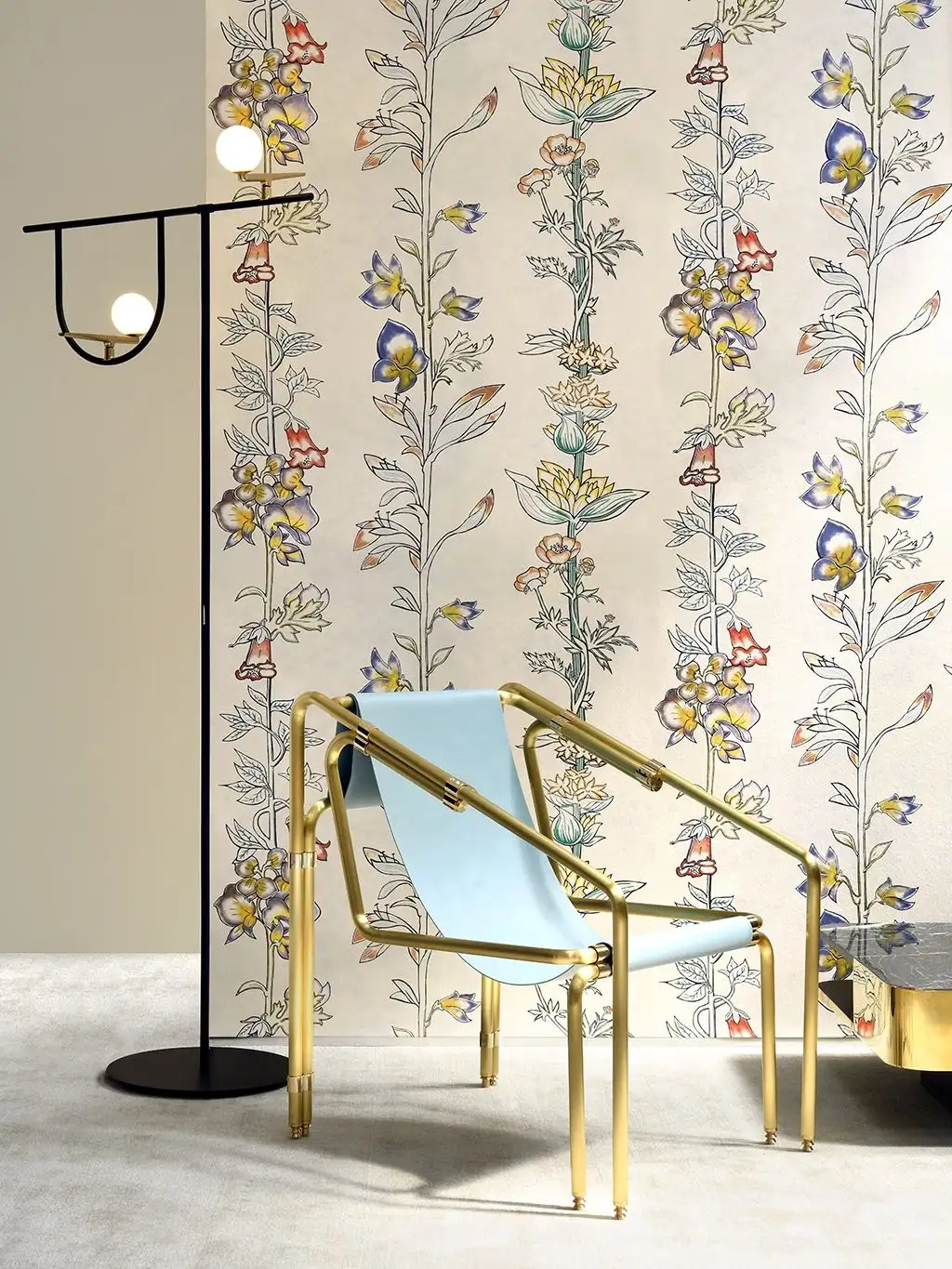 Milly-La-Foret, col. 01 - Blumen - Blätter - Multicolor - Le Lievre