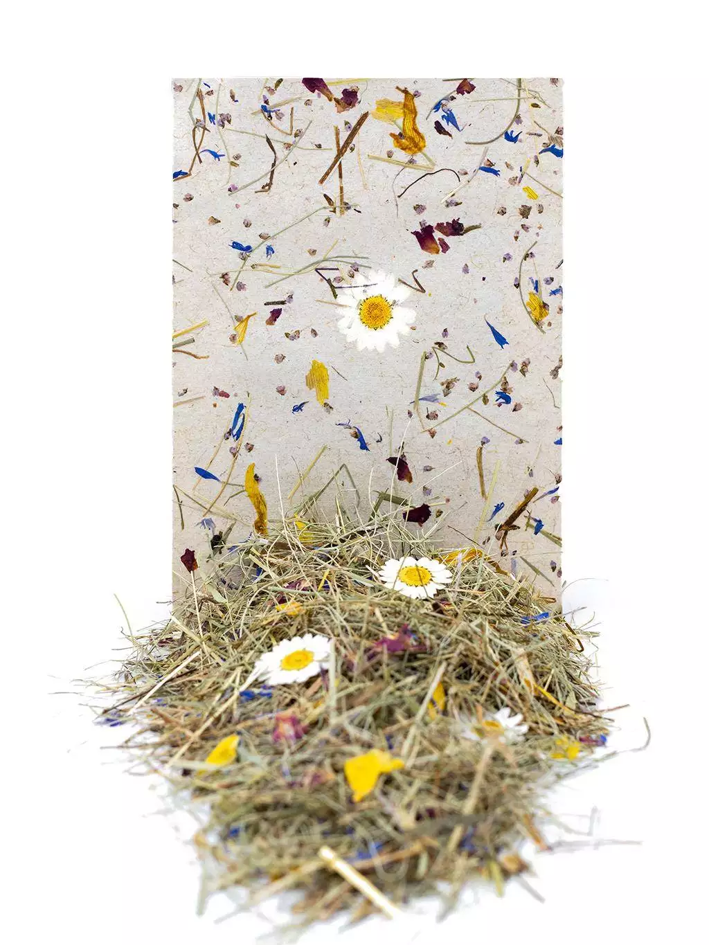 Almwiese, light - Blumen - Blätter - Florale Muster - Naturfaser - Multicolor - ORGANOID