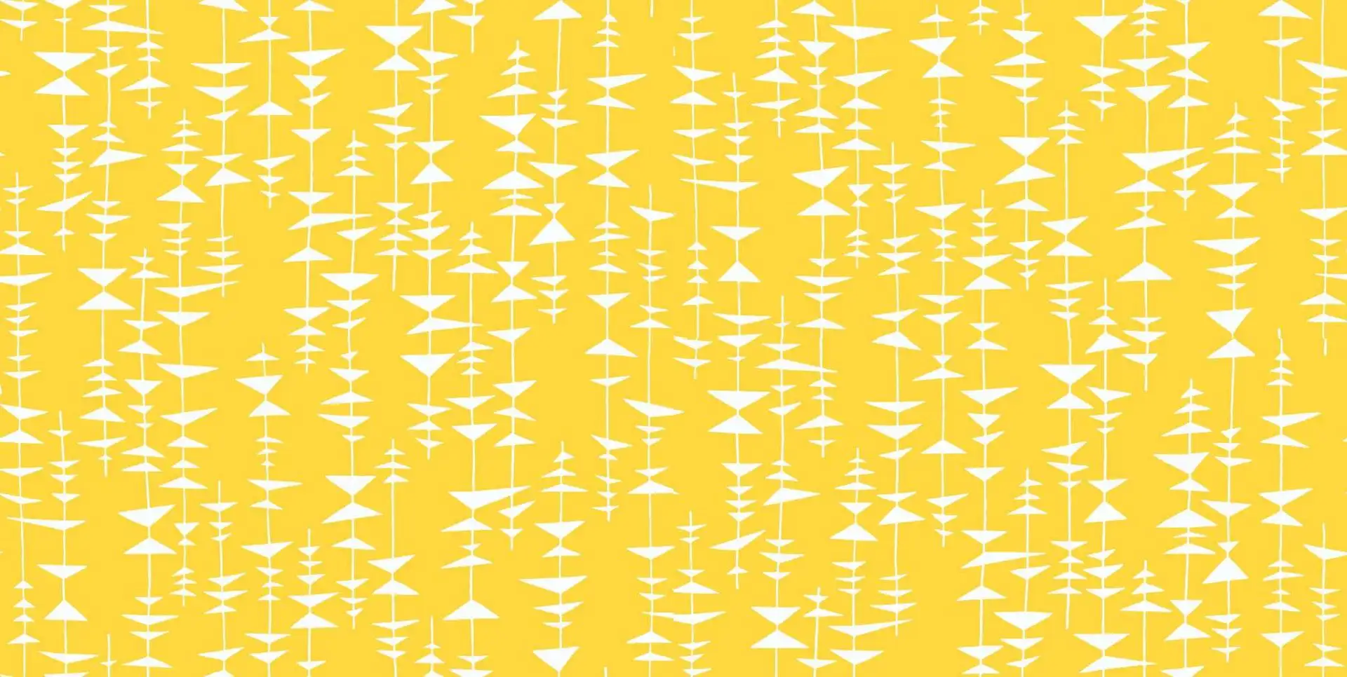 Ditto, col.03 - Dreiecke - Gelb - Weiß - MissPrint