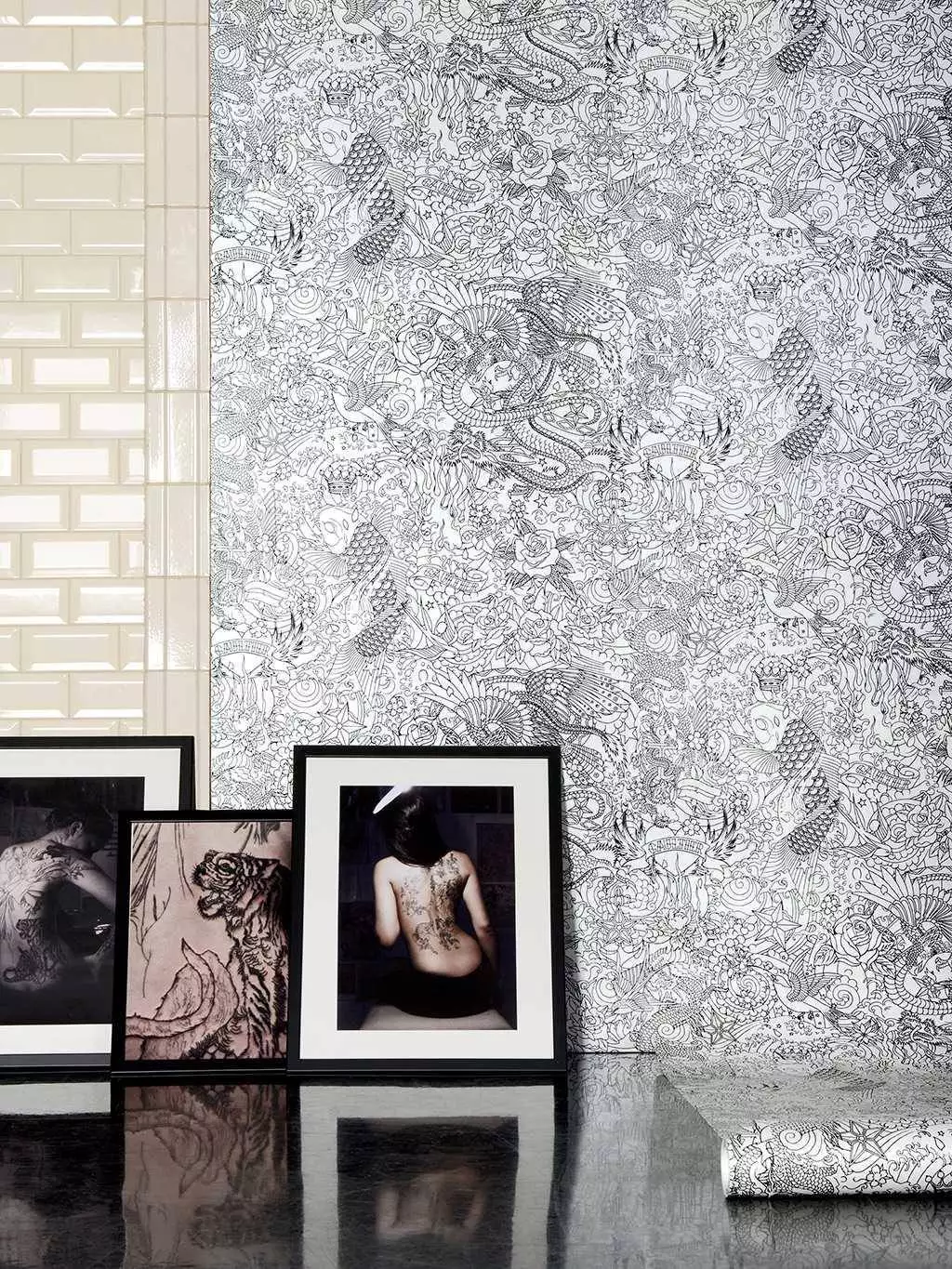 Horimono, col.06 - Zeichnungen - Schwarz - Schwarz und Weiß - Weiß - Jean Paul Gaultier