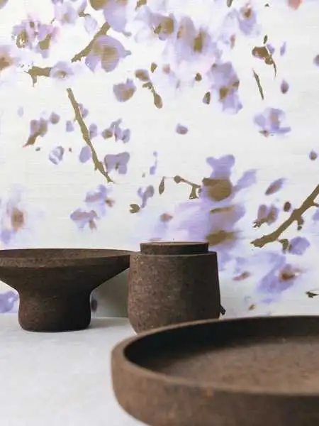 Avery, col.04 - Blumen - Schemen/Silhouetten - Braun - Lila - Weiß - Èlitis