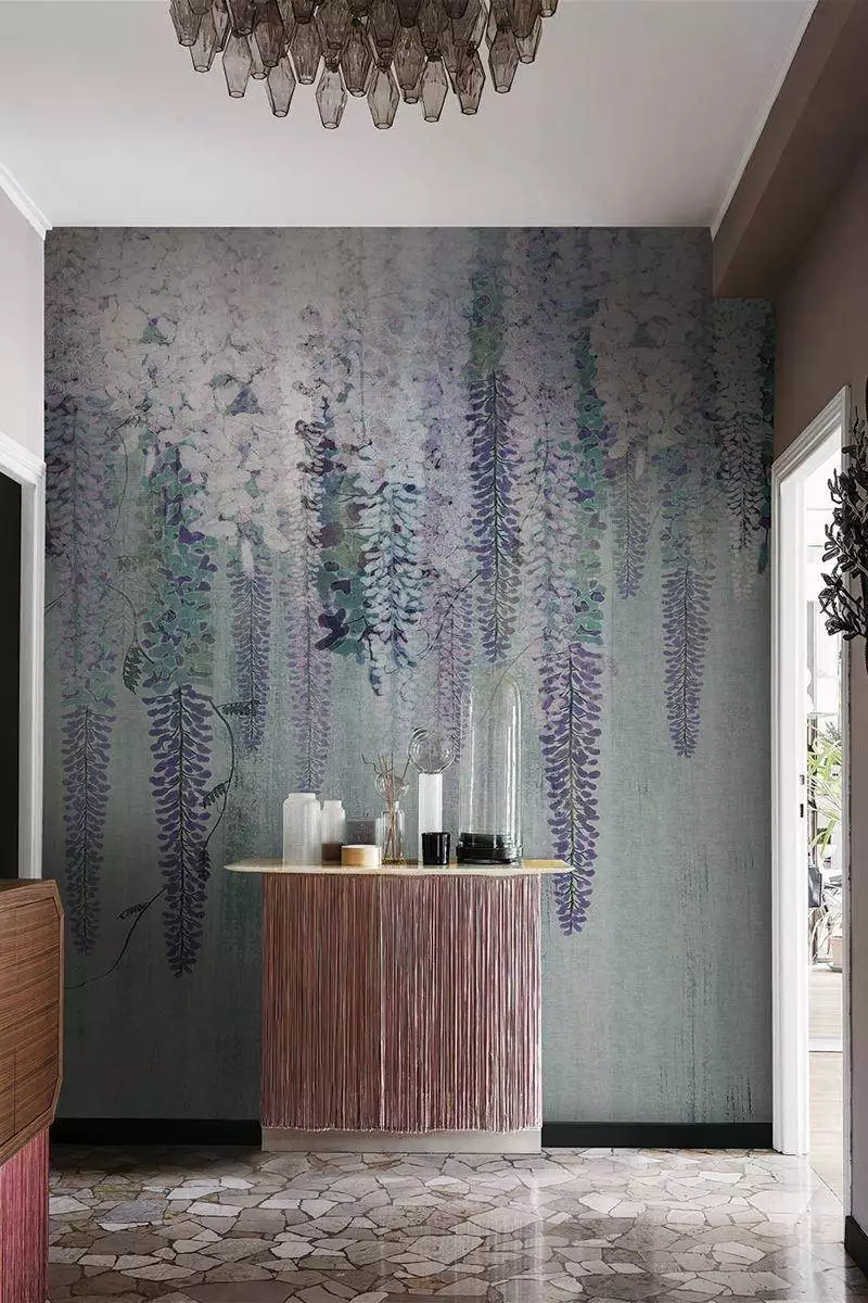 Purple Rain, col.73 - Blumen - Multicolor - Londonart