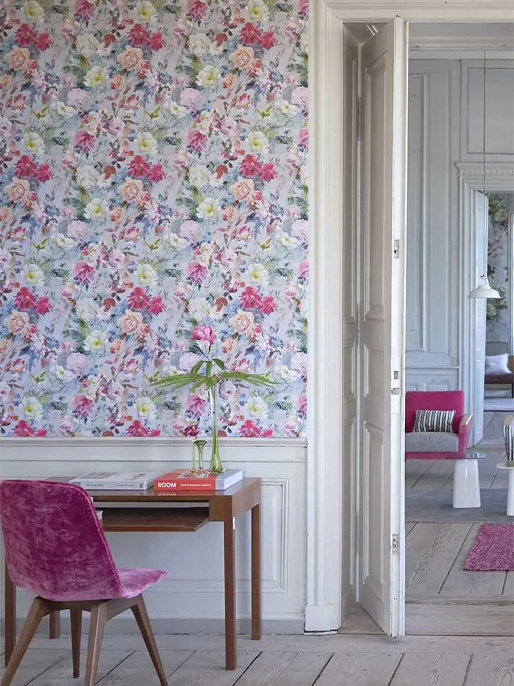 Marianne, col.01 - Blumen - Patina - Multicolor - DESIGNERS GUILD