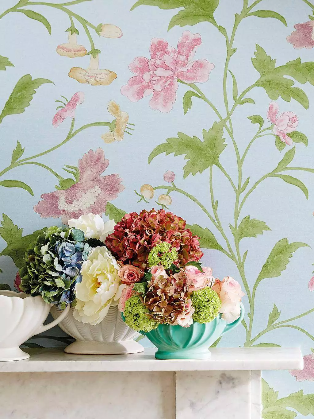 China Rose , Blue Lustre