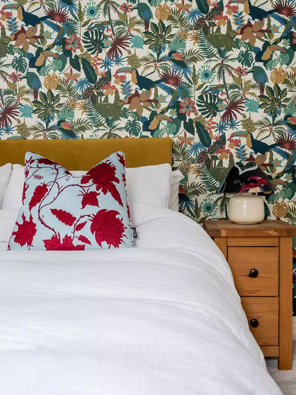 Selva Wallpaper in Peacock Selva Wallpaper in Peacock