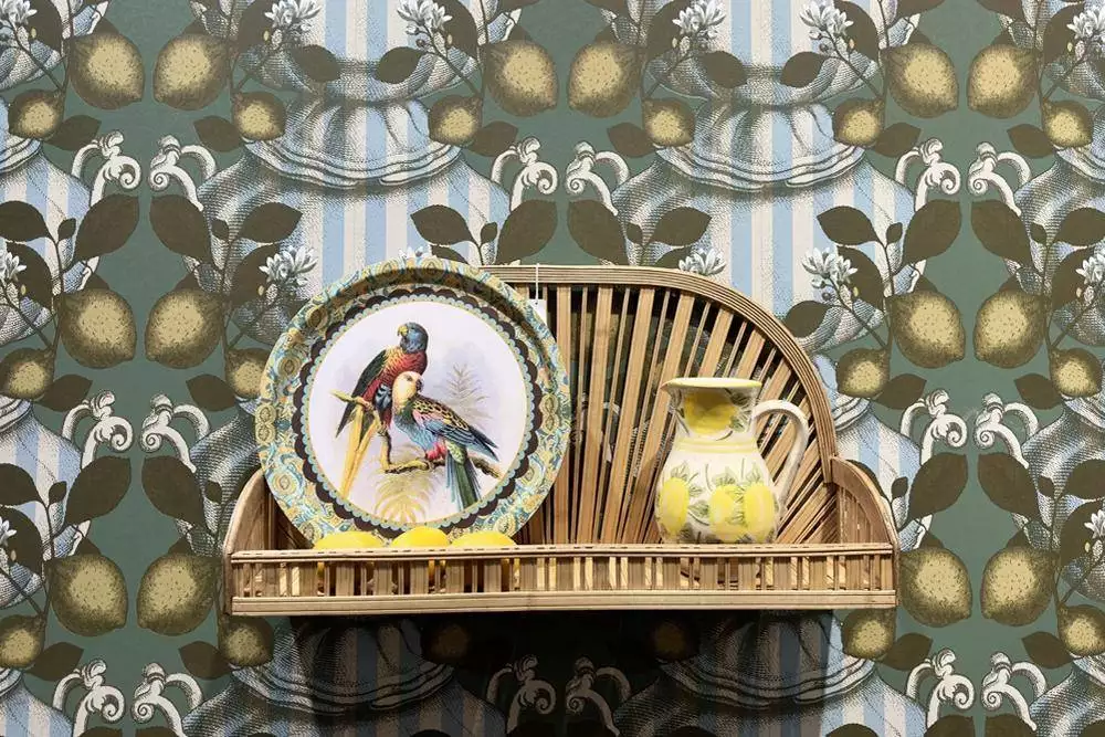 Limoncello, green stripes
